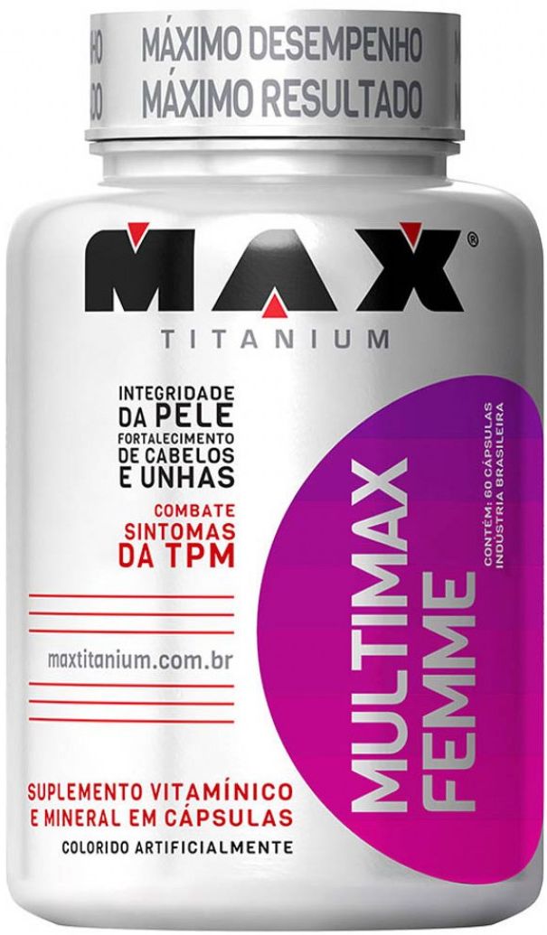 TopWay Suplementos - Multimax Femme 60 Caps - Max Titanium